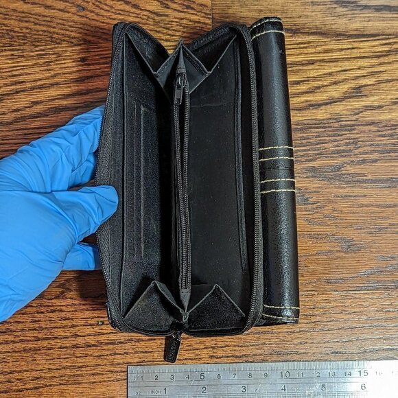 Buxton black leather wallet - Picture 8 of 9